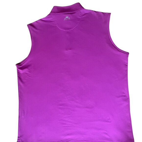 Peter Millar Element 4 Purple Golf Vest L Performance Wicking ⛳ - Picture 2 of 5